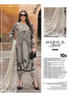 MARIA B LUXURY UNSTITCHED LUXURYLAWN (10-B)