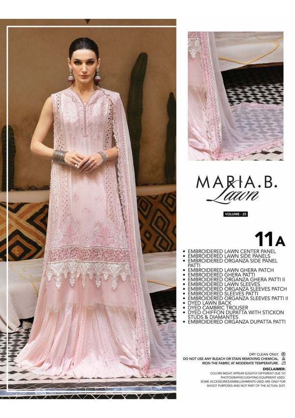 MARIA B LUXURY UNSTITCHED LUXURYLAWN (11-A)