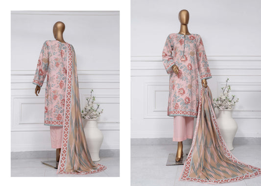 SADABAHAR PREMIUM PRINTED LAWN D-07