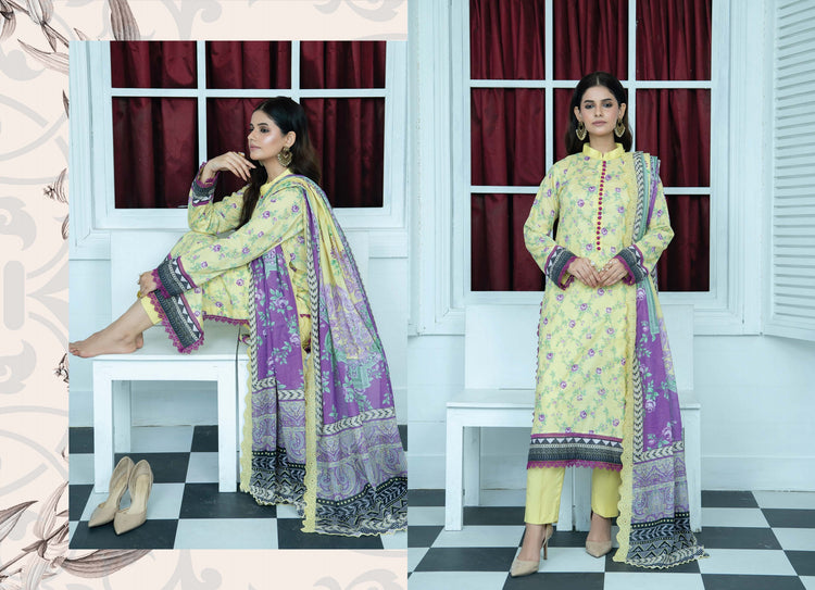 MASHAAL BY RIAZ ARTS | UN-STITCHED 3PC |D-02