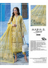 MARIA B LUXURY UNSTITCHED LUXURYLAWN (12-A)