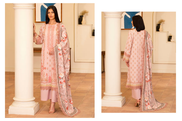 MAUSUMMERY STITCHED 3PC | D-02