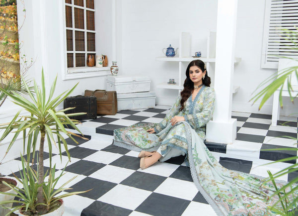 MASHAAL BY RIAZ ARTS | UN-STITCHED 3PC |D-01