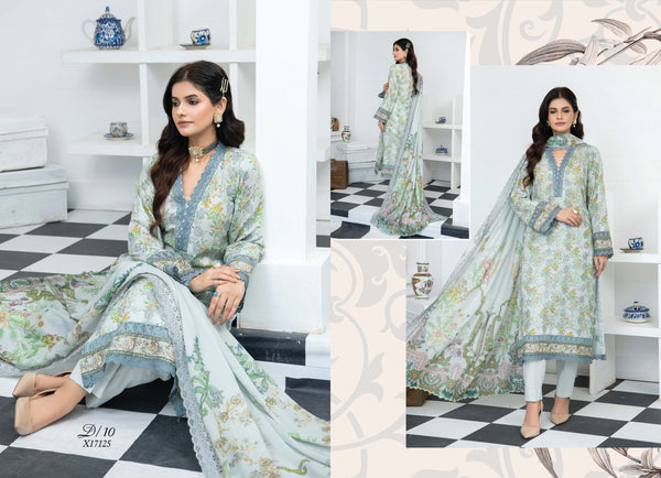 MASHAAL BY RIAZ ARTS | UN-STITCHED 3PC |D-01