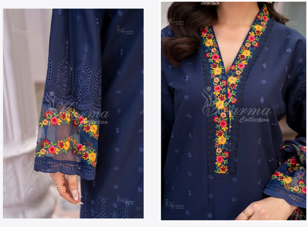 SAFINA LAWN STITCHED KARMA KC-1365