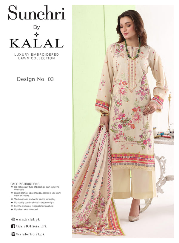 SUNEHRI BY KALAL D-03