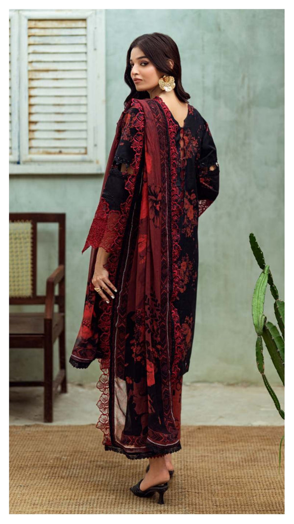 ALZOHAIB SUNSHINE BLOOM PRINTKARI UN-STITCHED 3PC | D-11