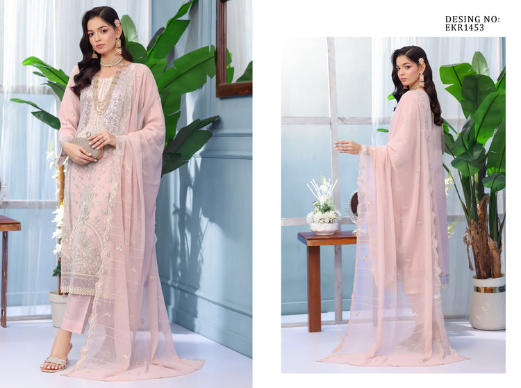 ARSHAMA BY BIN HAMEED SEM-STITCHED | EKR1453