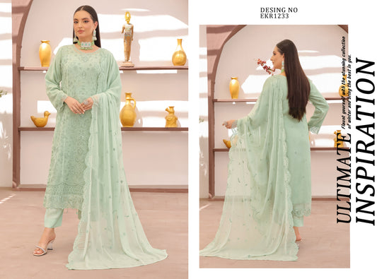 RUBAB BY BIN HAMEED CHIFFON | D-01