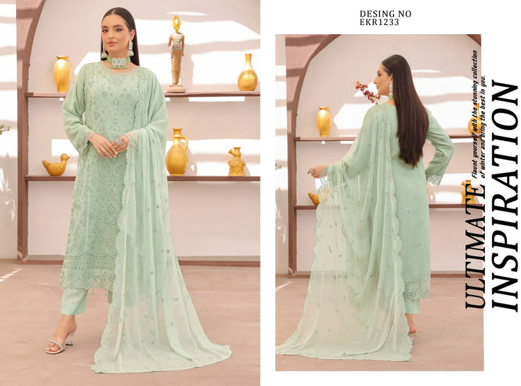 RUBAB BY BIN HAMEED CHIFFON | D-01