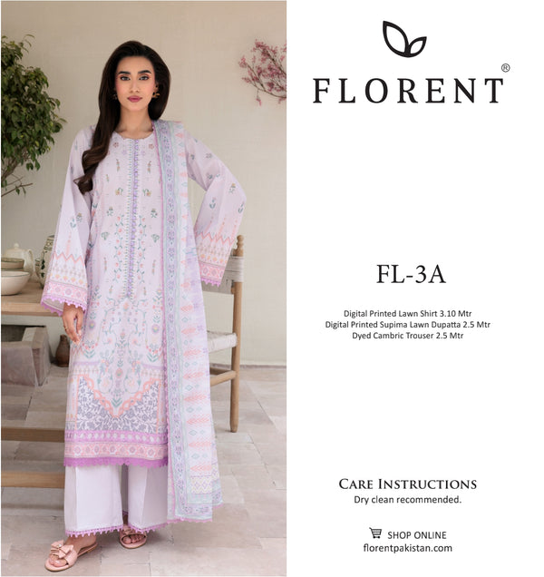 FLORENT LUXURY LAWN STITCHED | D-01