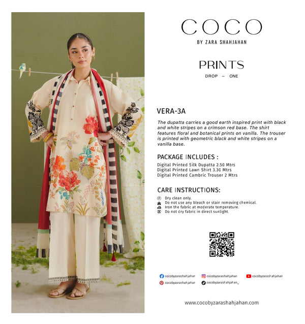 COCO BY ZARA SHAHJAHAN PRINTS Vera-3A