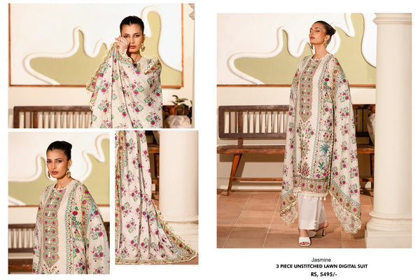 MAUSUMMERY STITCHED 3PC | D-01