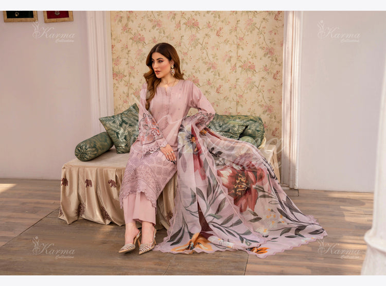 SAFINA LAWN STITCHED KARMA KC-1358