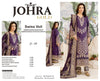 JOHRA GOLD SWISS VOIL UN-STITCHED 3PC | JS-08-GSV
