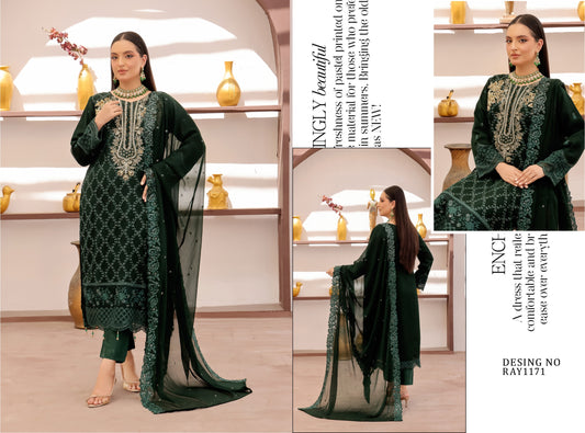 RUBAB BY BIN HAMEED CHIFFON | D-03