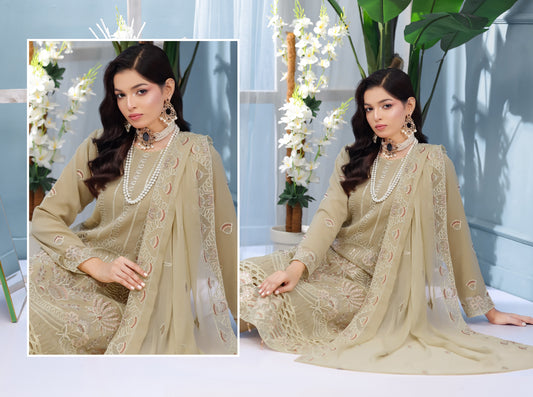 ARSHAMA BY BIN HAMEED SEM-STITCHED | DA1448
