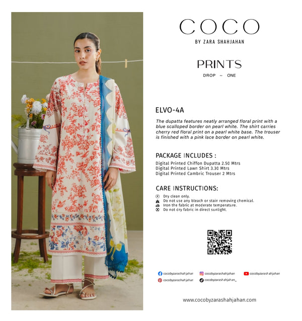 COCO BY ZARA SHAHJAHAN PRINTS Elvo-4A