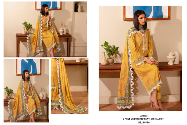 MAUSUMMERY STITCHED 3PC | D-03