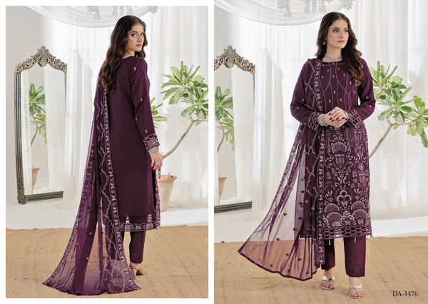 Maroosha Bin Hameed Semi Stitched Chiffon DA-1476