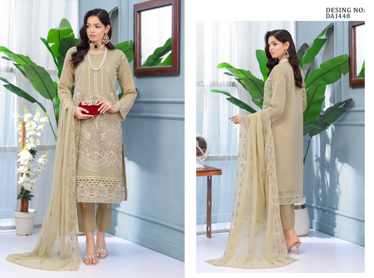 ARSHAMA BY BIN HAMEED SEM-STITCHED | DA1448