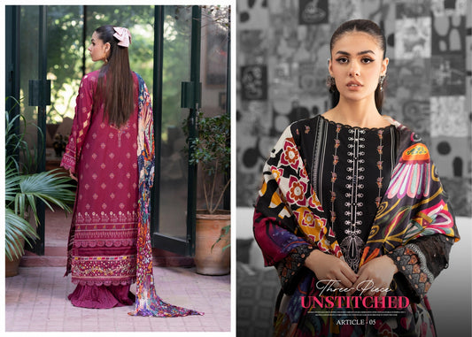 MORJA GULJEE UNSTITCHED LAWN - D04