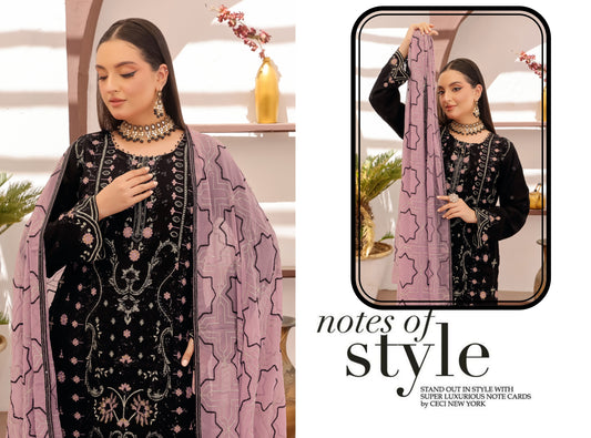 RUBAB BY BIN HAMEED CHIFFON | D-04