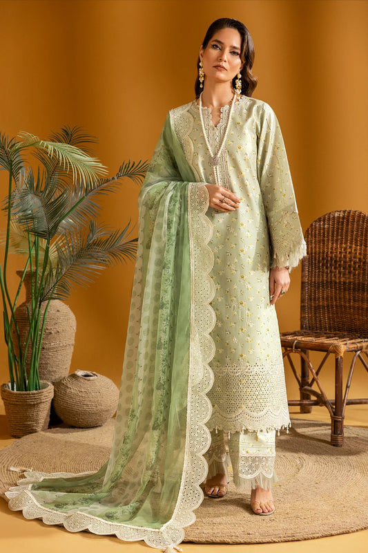 MAAHI PRINTED WITH EMBROIDERED LAWN BY ALIZEH| Ziva