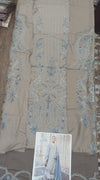MARIA B LINEN UNSTITCHED | 3PC | SB-1104