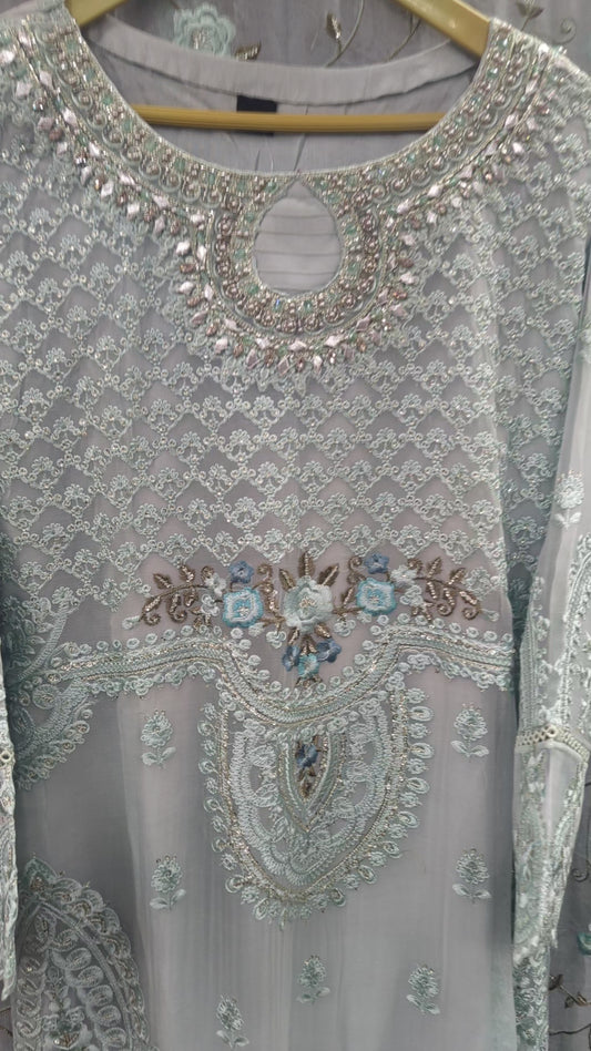 ZOYA AHMAD HANDWORK CHIFFON STITCHED D-03