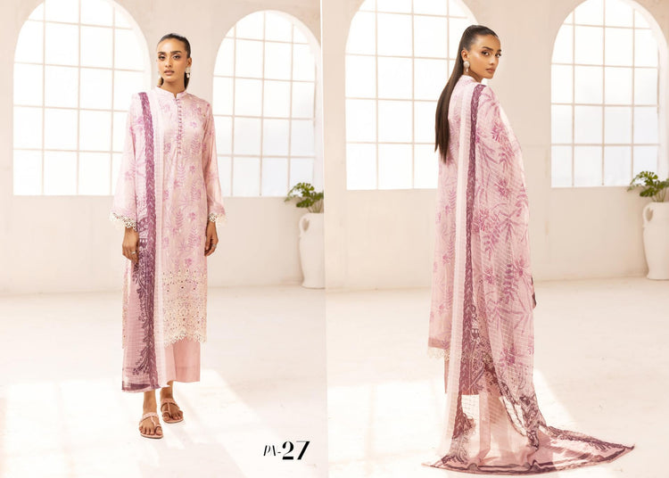 PRINTKARI BY NUR UN-STITCHED 3PC | D-PN-27