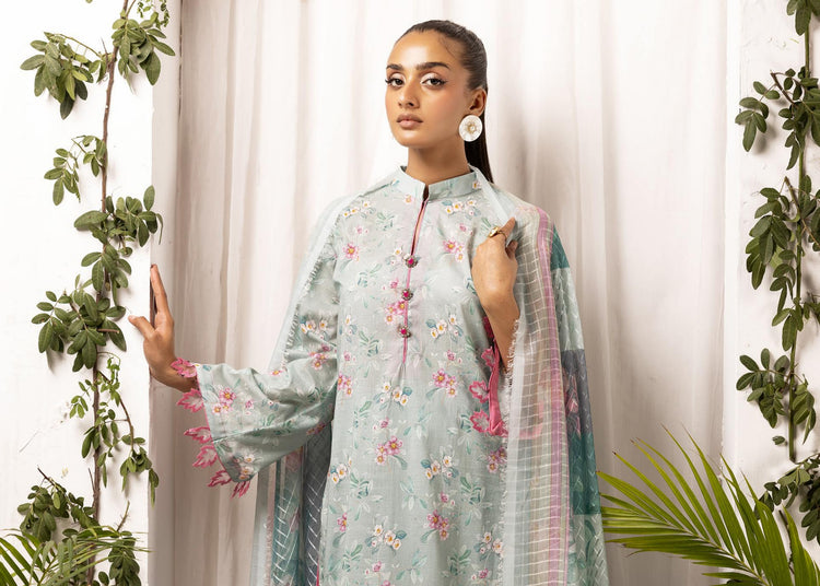 PRINTKARI BY NUR UN-STITCHED 3PC | D-PN-28