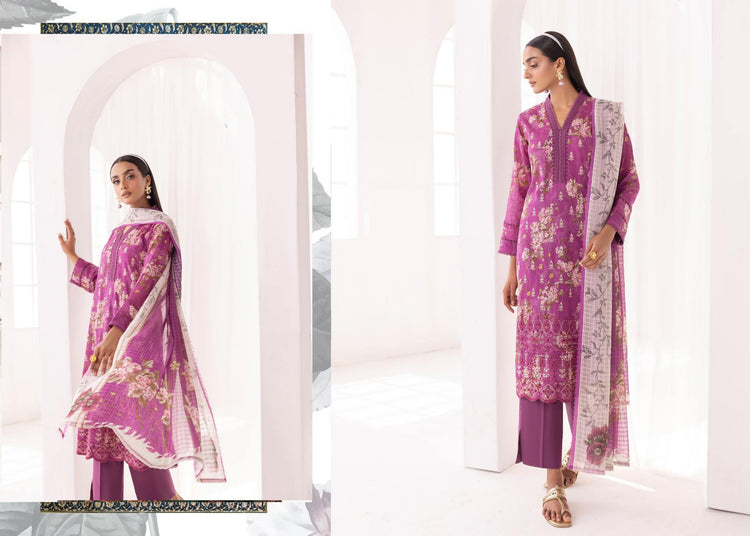 PRINTKARI BY NUR UN-STITCHED 3PC | D-PN-21