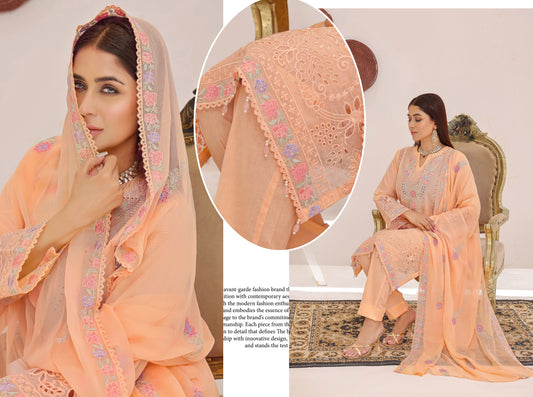 RAIQA LUXURY LAWN STITCHED 3PC| D-04