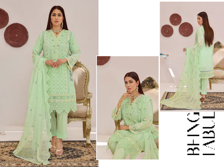 RAIQA LUXURY LAWN STITCHED 3PC| D-01