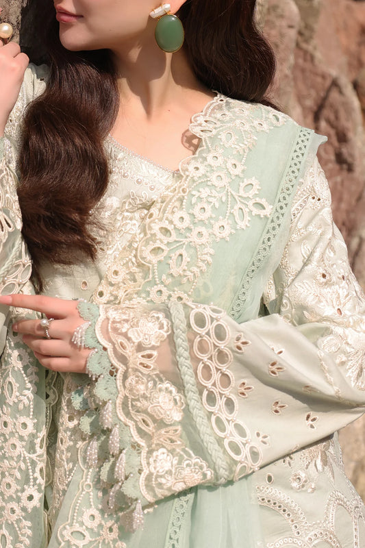 HANIA LUXURY LAWN'25 BY IMROZIA |SL 80