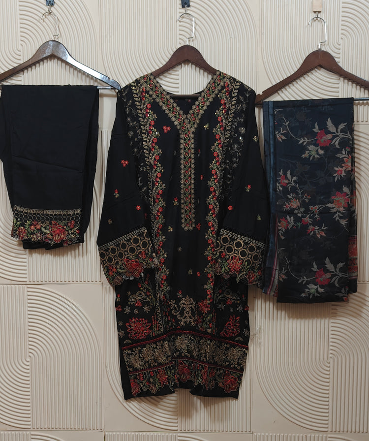 BIN SAEED COTTON SATIN RTW D-10
