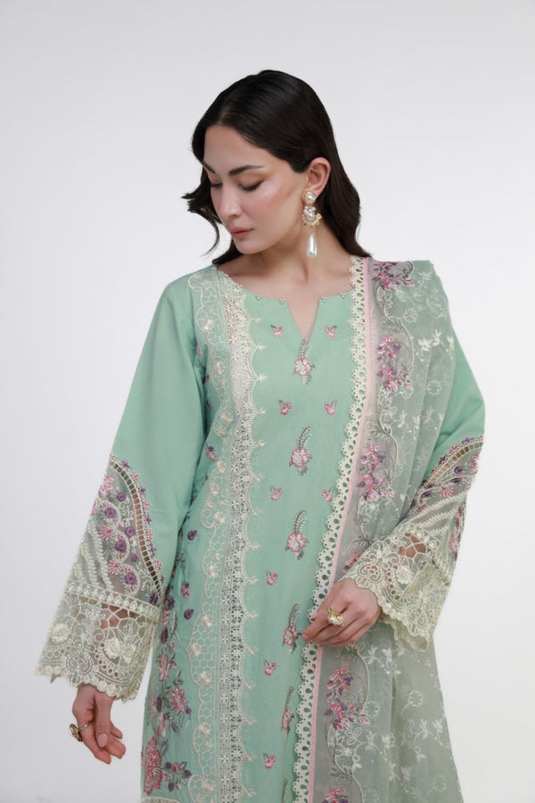 Gulmina by Marwat Textile-Peridot Mist