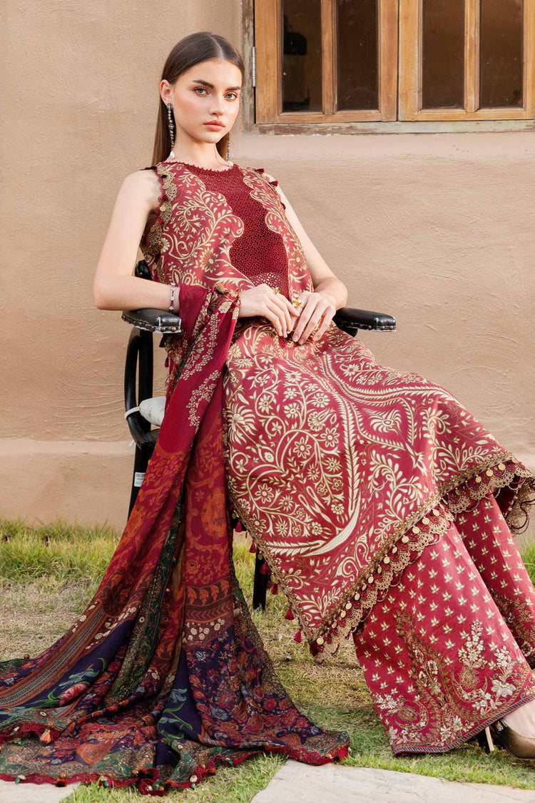 3 Piece Unstitched Printed Lawn Suit | MPT-2512-A