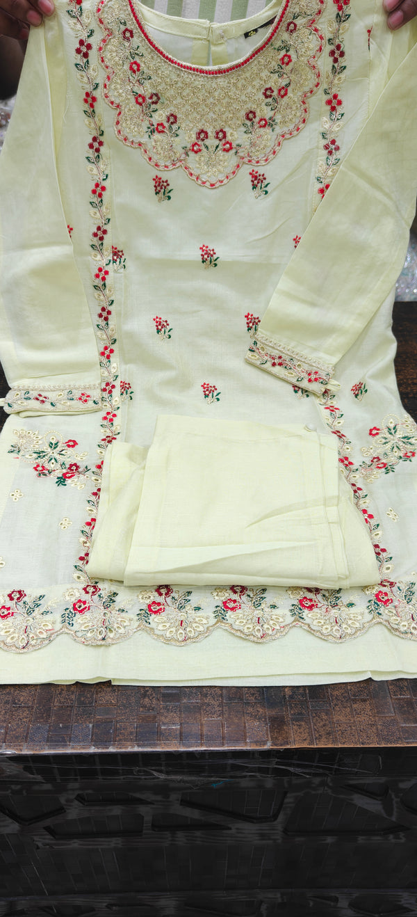 ZOYA AHMAD KIDS CORD SETS 25- 112