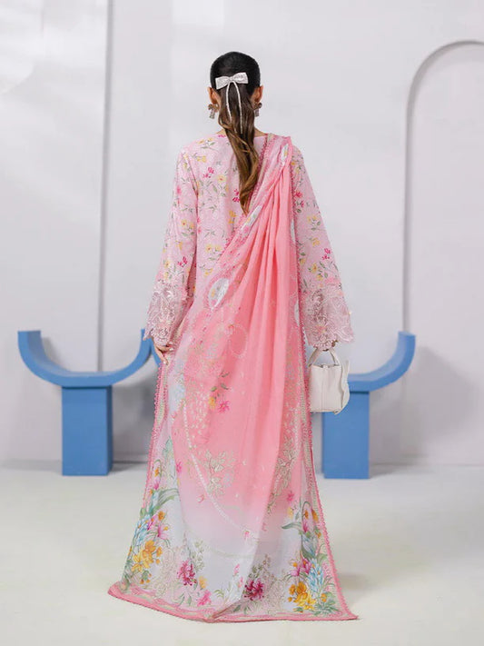 Qalamkar QPrints Embroidered Lawn 2025 | EM-04A