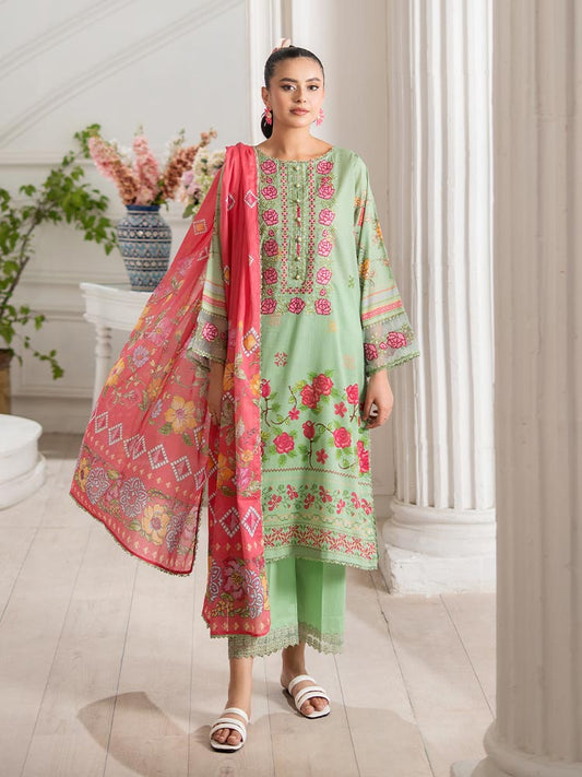 GULL BAHAR 3-Piece Unstitched Digital Printed Lawn Suit
