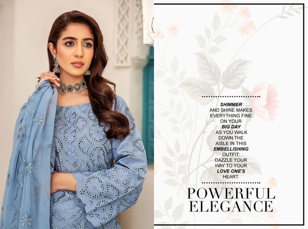 KHOOBSURAT GOLD EMBROIDERED LAWN-G-06