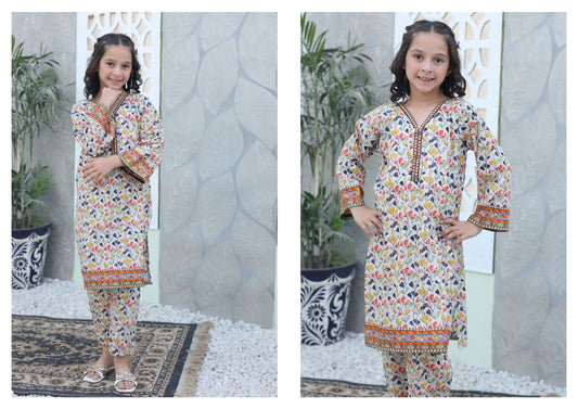 ZOYA AHMAD CORD SET KIDS WEAR-D06