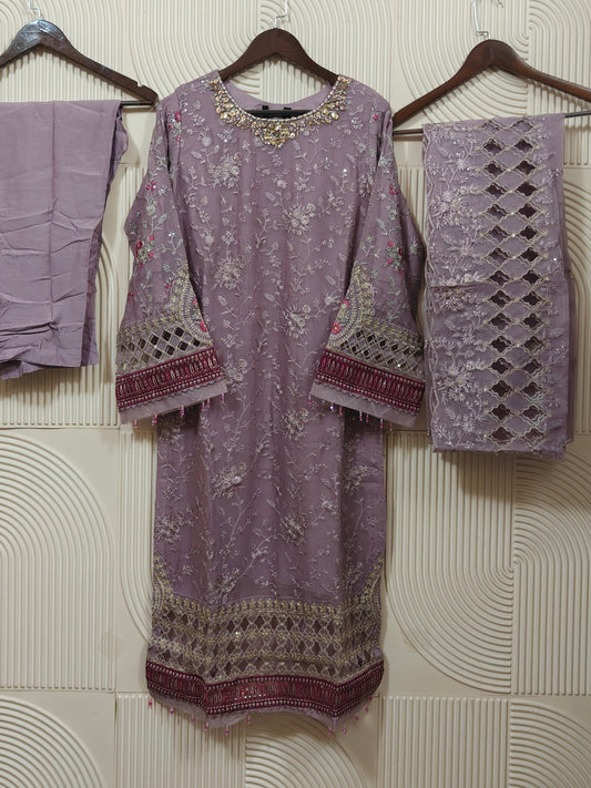 ZOYA AHMED FUCHSIA FORMALS D-08