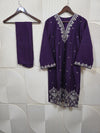 ZEBAYESHA STITCHED LAWN CORD SET D-02 (A)