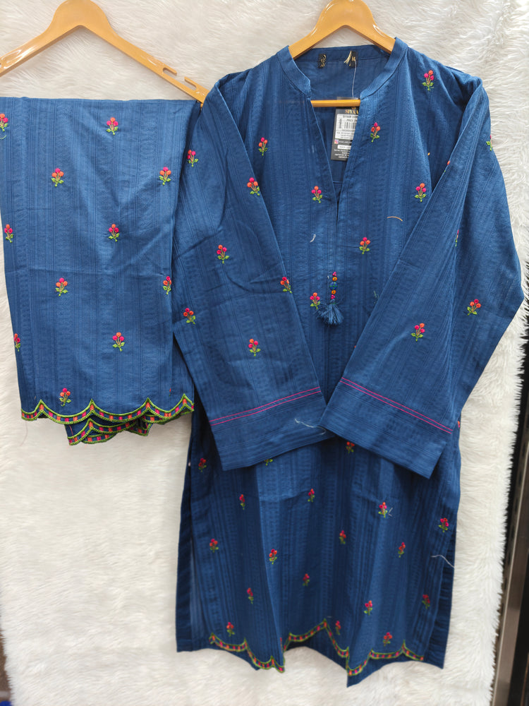 SADABAHAR EMBROIDERED CORD SET | D-04