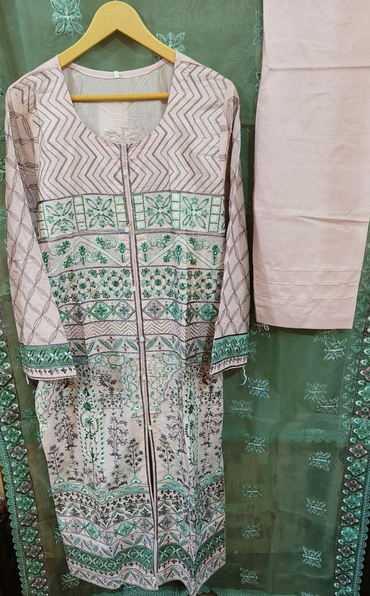 MAHIYMAAN LUXURY LAWN PRET BY ALZOHIAB - 12