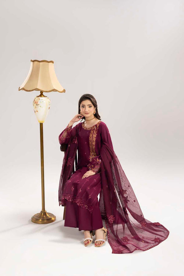 PHULKAARI ZR2618 | MAROON