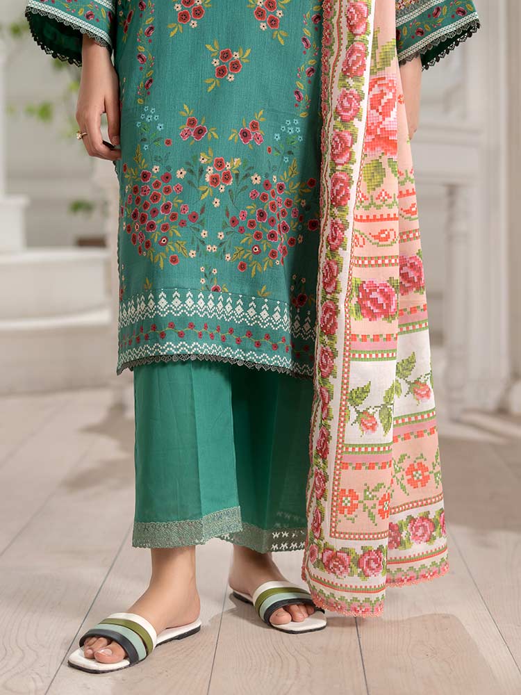 GULL BAHAR 3-Piece Unstitched Digital Printed Lawn Suit